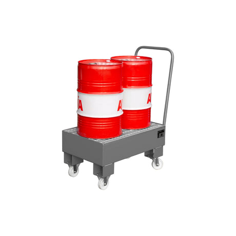 BAUER Südlohn Fahrbare Auffangwanne Auffangwanne Typ AW 60-1 SR RAL 7005 Mausgrau - Art.-Nr. 4471-92-0000-5