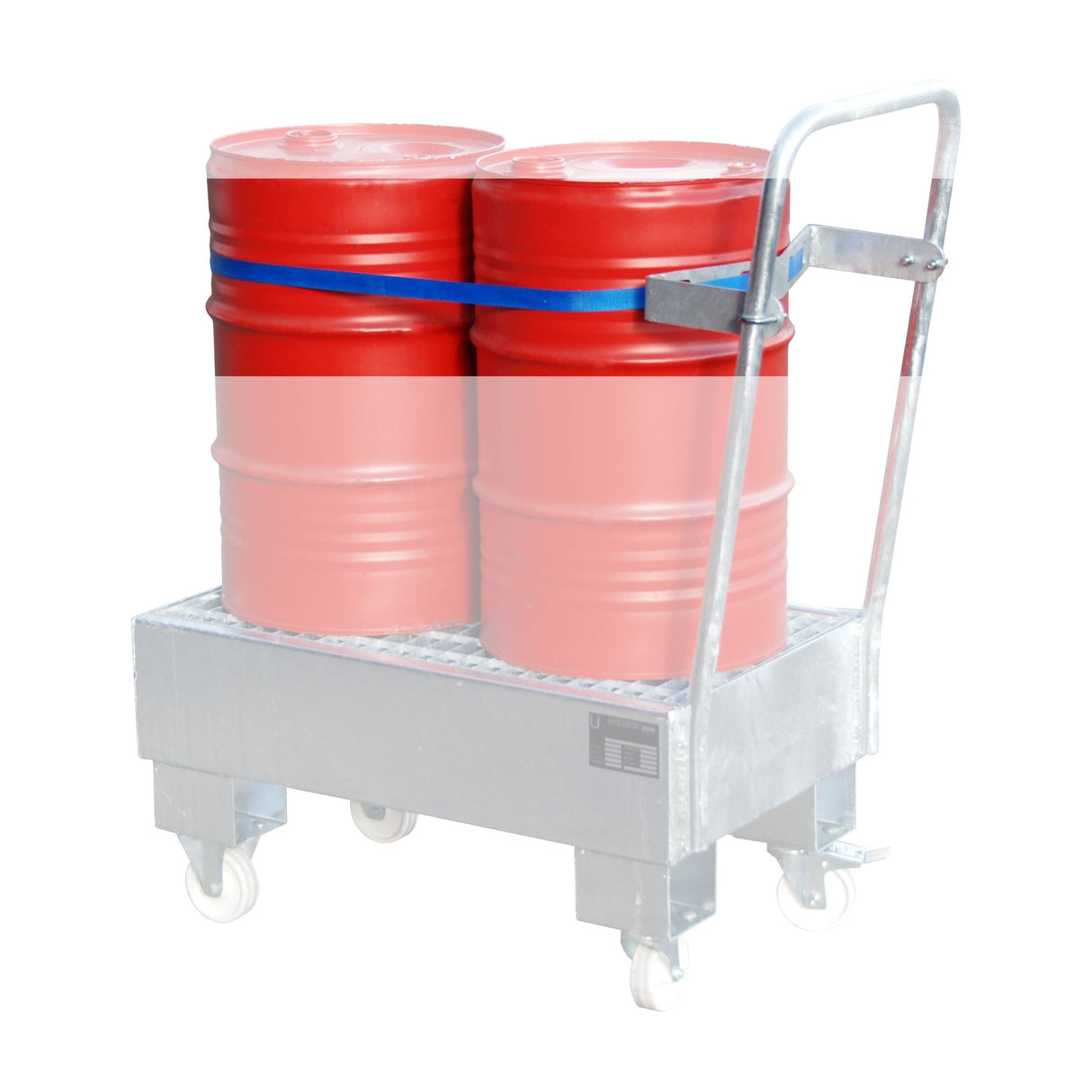 BAUER Südlohn Fasshalterung mit Spanngurt für 2 x 60 Liter Fässer - Art.-Nr. 4471-93-0100