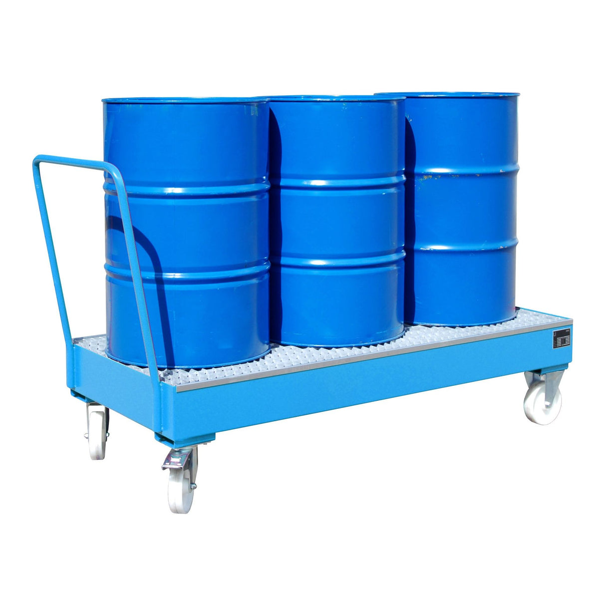 BAUER Südlohn Fahrbare Auffangwanne 2000 Typ 2050 SR / 2051 SR RAL 5012 Lichtblau - Art.-Nr. 4471-95-0000-3