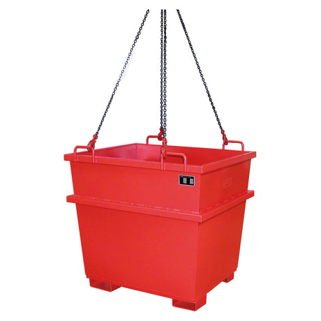BAUER Südlohn Universalcontainer Typ UC 1000 RAL 3000 Feuerrot - Art.-Nr. 4472-07-0000-2