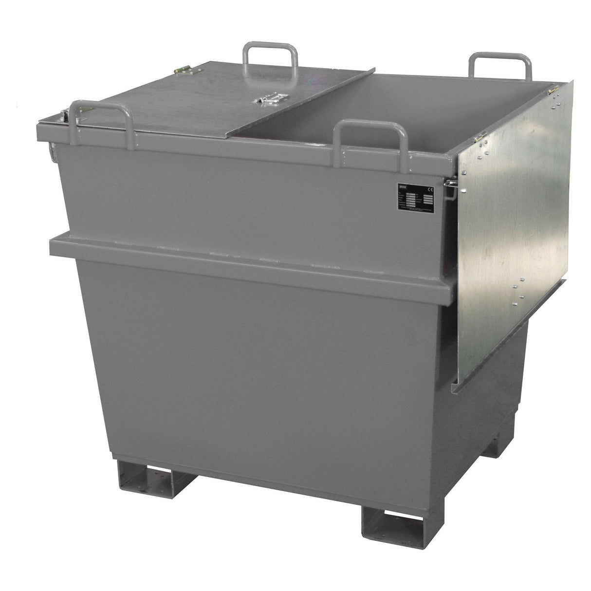 BAUER Südlohn Universalcontainer Typ UC 1000 RAL 7005 Mausgrau - Art.-Nr. 4472-07-0000-5