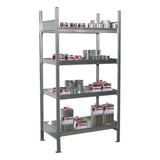 BAUER Südlohn Kleingebinderegal mit Auffangwanne Kleingebinderegale mit Auffangwannen 3000 Typ 3019-4E - Art.-Nr. 4473-23-0000-7