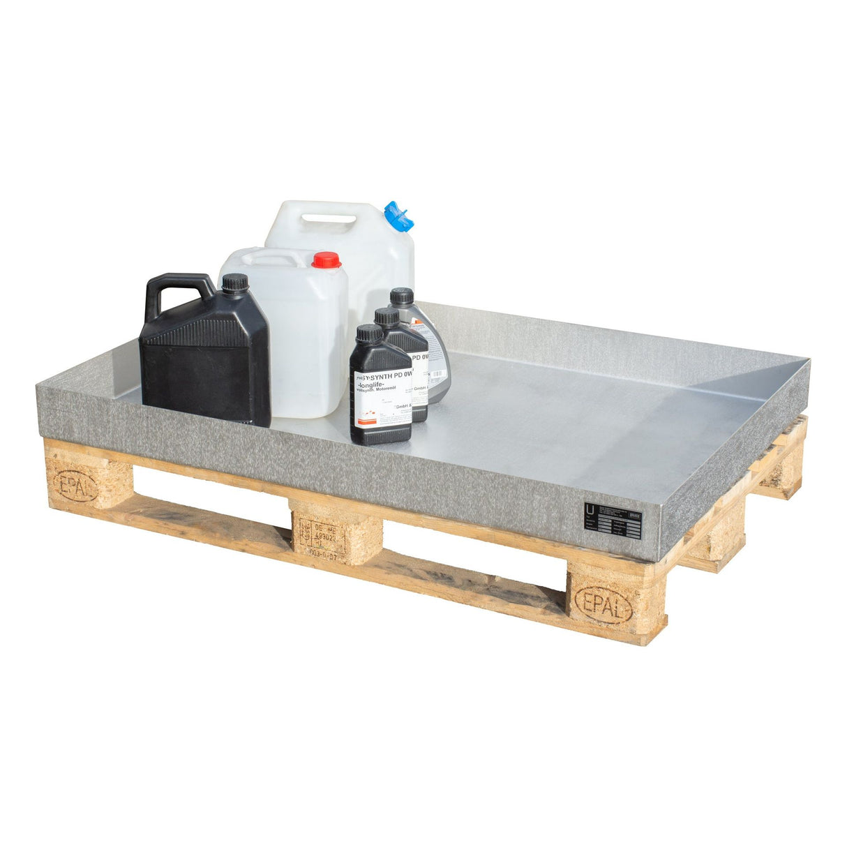 BAUER Südlohn Kleingebindewanne für Paletten Typ KGW-P 3 V4A - Art.-Nr. 4473-76-0000-11