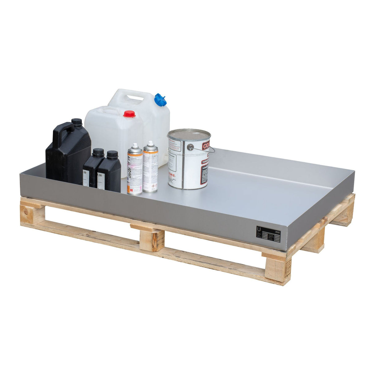 BAUER Südlohn Kleingebindewanne für Paletten Typ KGW-P 4 V4A - Art.-Nr. 4473-77-0000-11