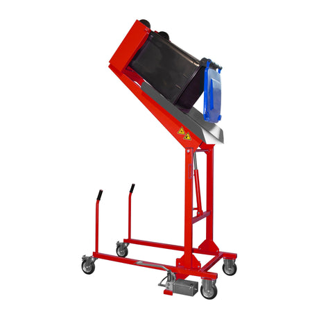 BAUER Südlohn Mülltonnen-Kippstation Typ MKS-F RAL 3000 Feuerrot - Art.-Nr. 4476-07-0000-2