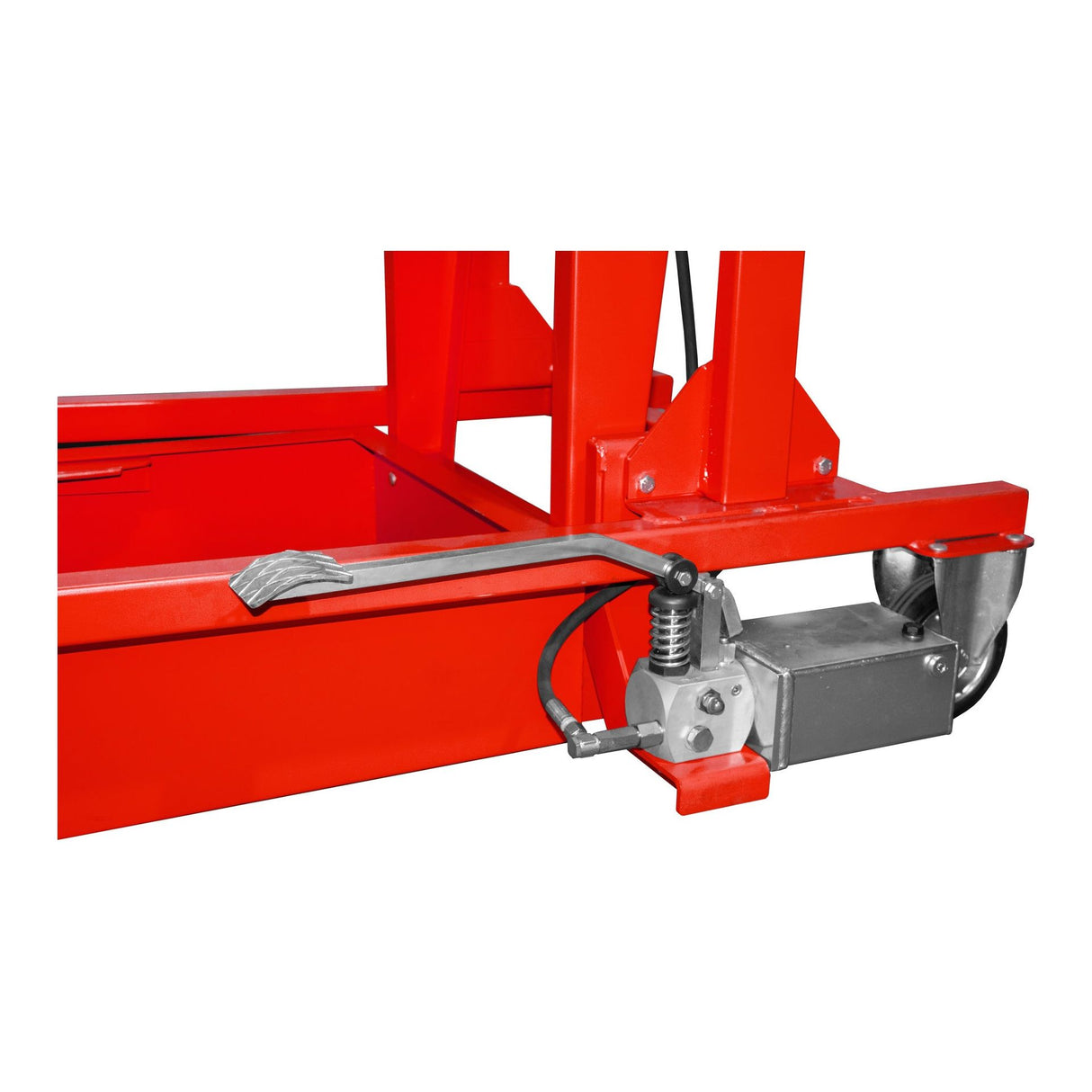 BAUER Südlohn Mülltonnen-Kippstation Typ MKS-F RAL 3000 Feuerrot - Art.-Nr. 4476-07-0000-2