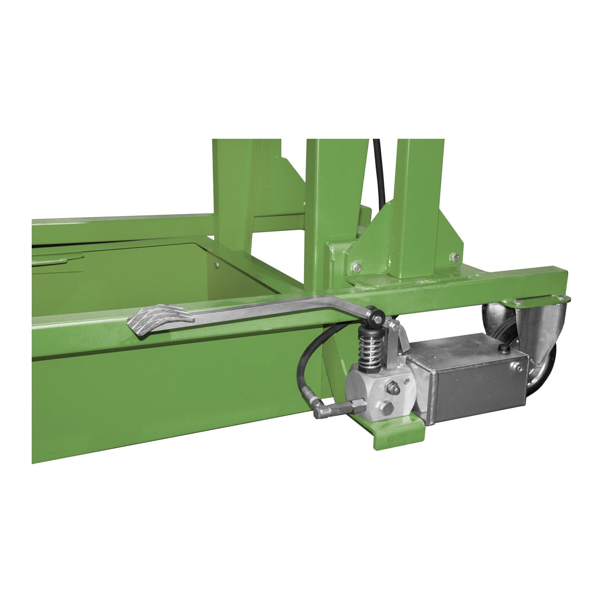 BAUER Südlohn Mülltonnen-Kippstation Typ MKS-F RAL 6011 Resedagrün - Art.-Nr. 4476-07-0000-4