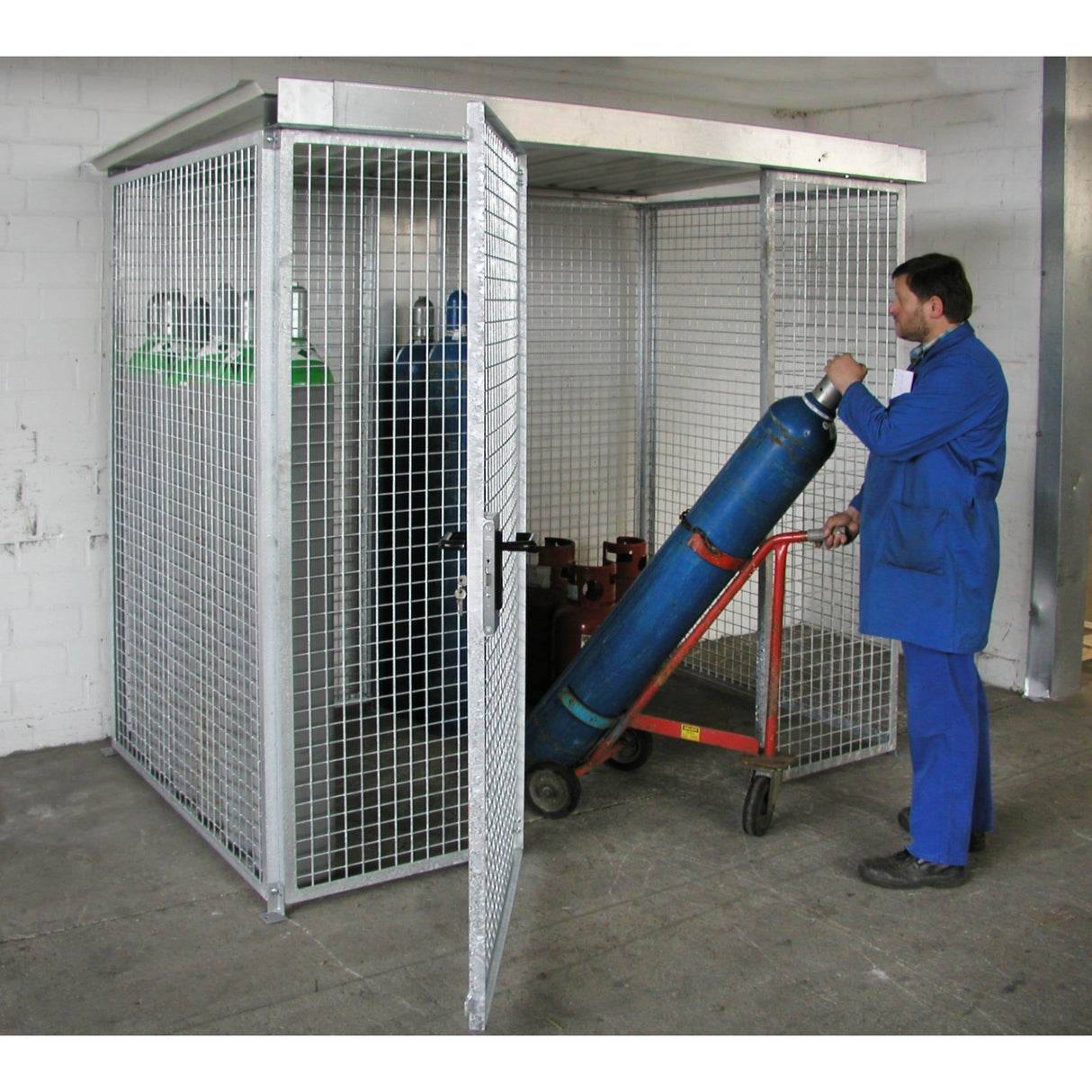 BAUER Südlohn Gasflaschen-Container Typ GFC-M3/D - Art.-Nr. 4477-10-0000-7