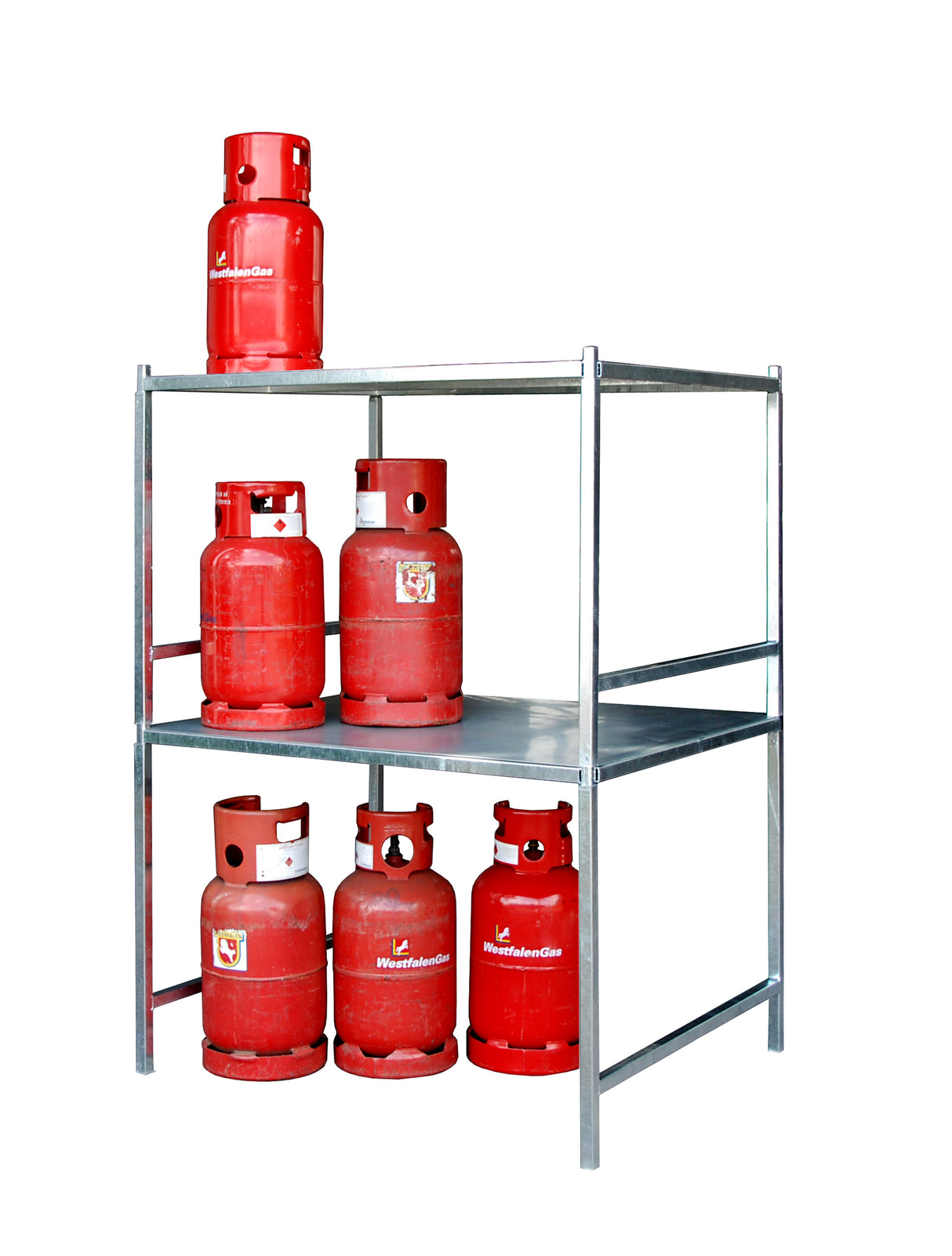 BAUER Südlohn Gasflaschengestell GFG-2, verzinkt - Art.-Nr. 4477-13-1000-7