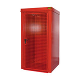 BAUER Südlohn Gasflaschen-Container Typ GFC-B M0 RAL 3000 Feuerrot - Art.-Nr. 4477-30-0000-2