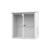 BAUER Südlohn Gasflaschen-Container Typ GFC-B M1 RAL 9002 Grauweiß - Art.-Nr. 4477-31-0000-18