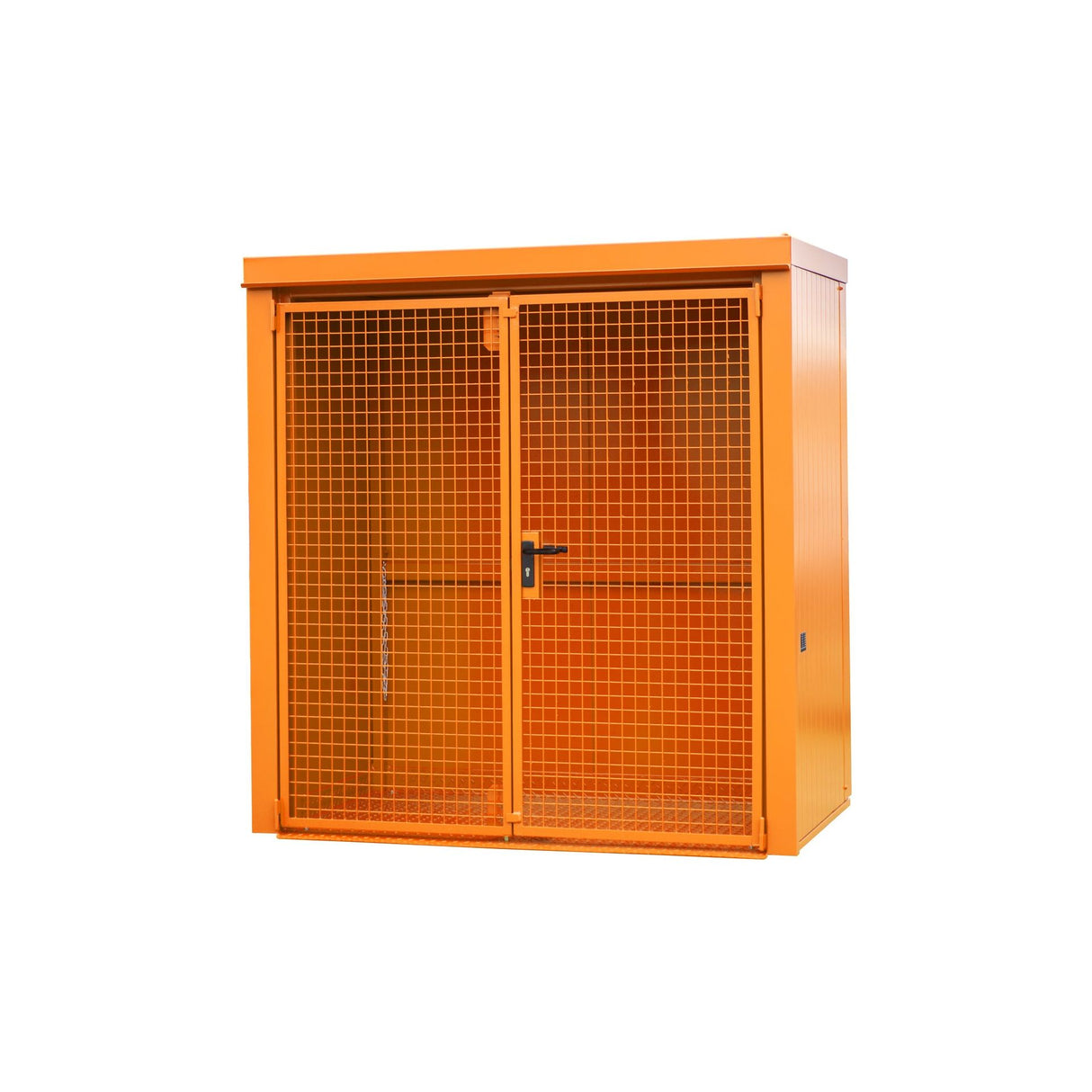 BAUER Südlohn Gasflaschen-Container Typ GFC-B M1 RAL 2000 Gelborange - Art.-Nr. 4477-31-0000-1