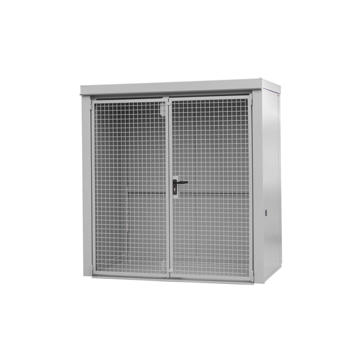 BAUER Südlohn Gasflaschen-Container Typ GFC-B M1 RAL 7005 Mausgrau - Art.-Nr. 4477-31-0000-5