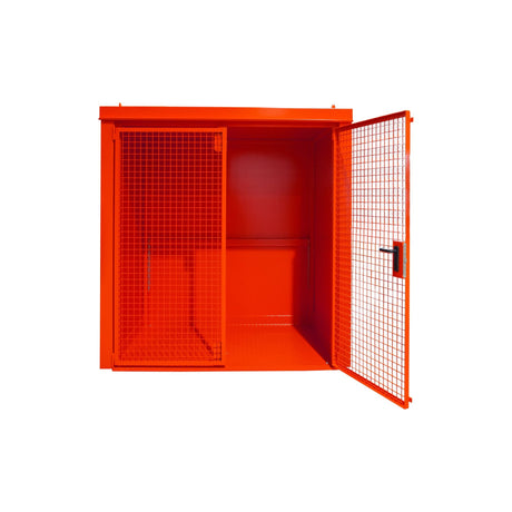 BAUER Südlohn Gasflaschen-Container Typ GFC-B M2 RAL 3000 Feuerrot - Art.-Nr. 4477-32-0000-2