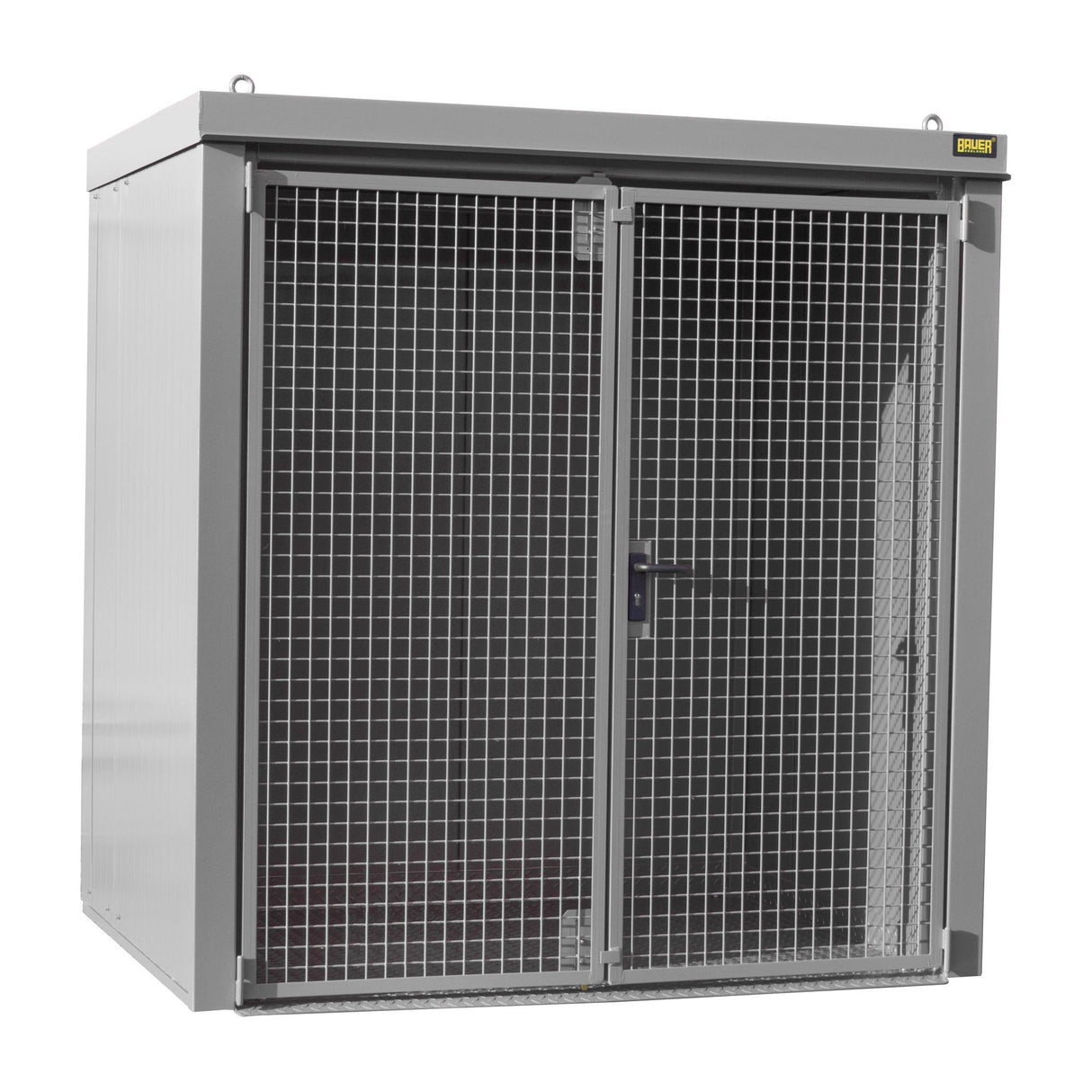 BAUER Südlohn Gasflaschen-Container Typ GFC-B M2 RAL 7005 Mausgrau - Art.-Nr. 4477-32-0000-5