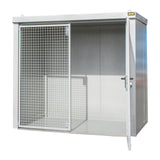 BAUER Südlohn Gasflaschen-Container Typ GFC-B M3 RAL 9002 Grauweiß - Art.-Nr. 4477-33-0000-18