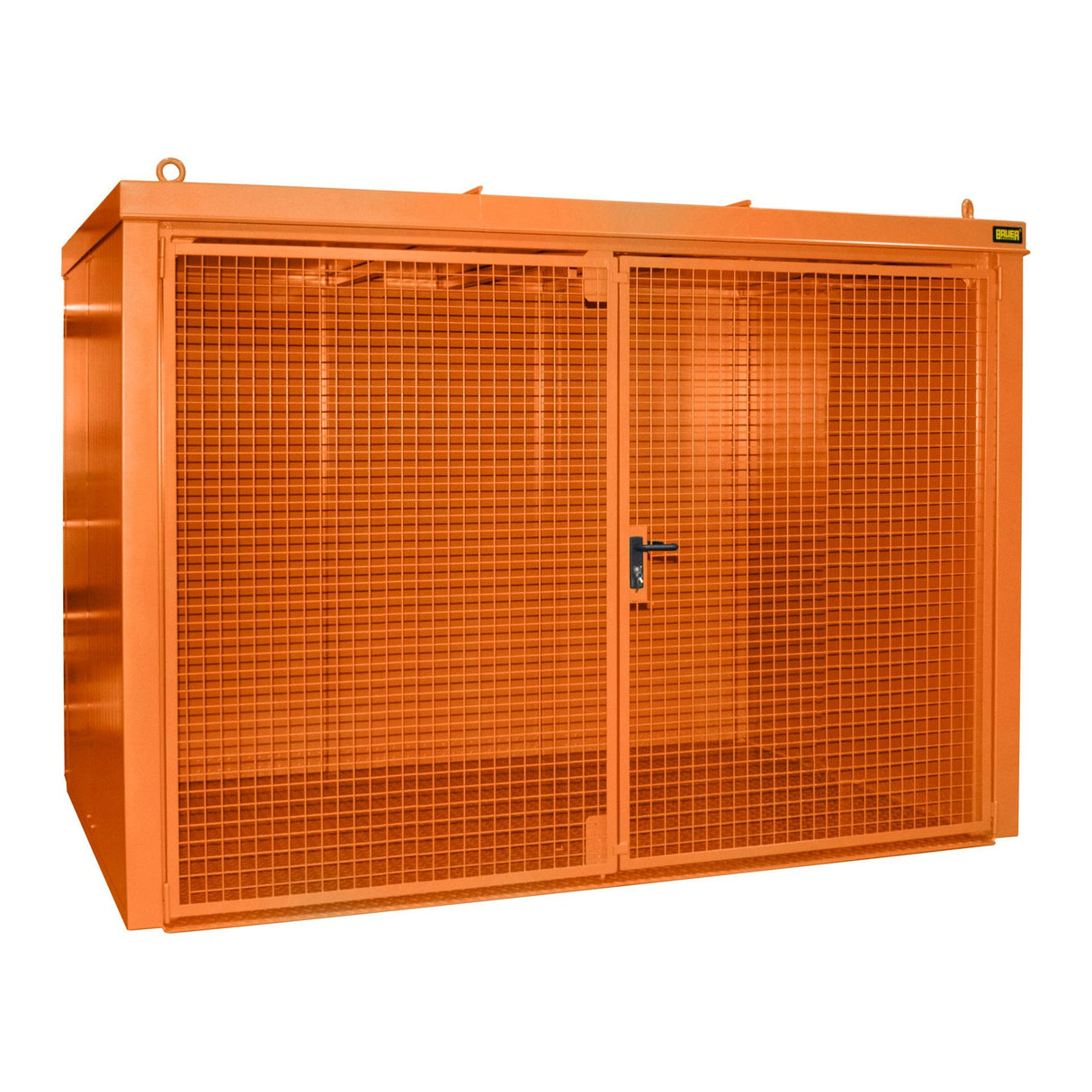 BAUER Südlohn Gasflaschen-Container Typ GFC-B M4 RAL 2000 Gelborange - Art.-Nr. 4477-34-0000-1