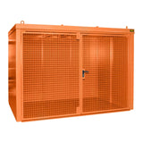 BAUER Südlohn Gasflaschen-Container Typ GFC-B M5 RAL 2000 Gelborange - Art.-Nr. 4477-35-0000-1