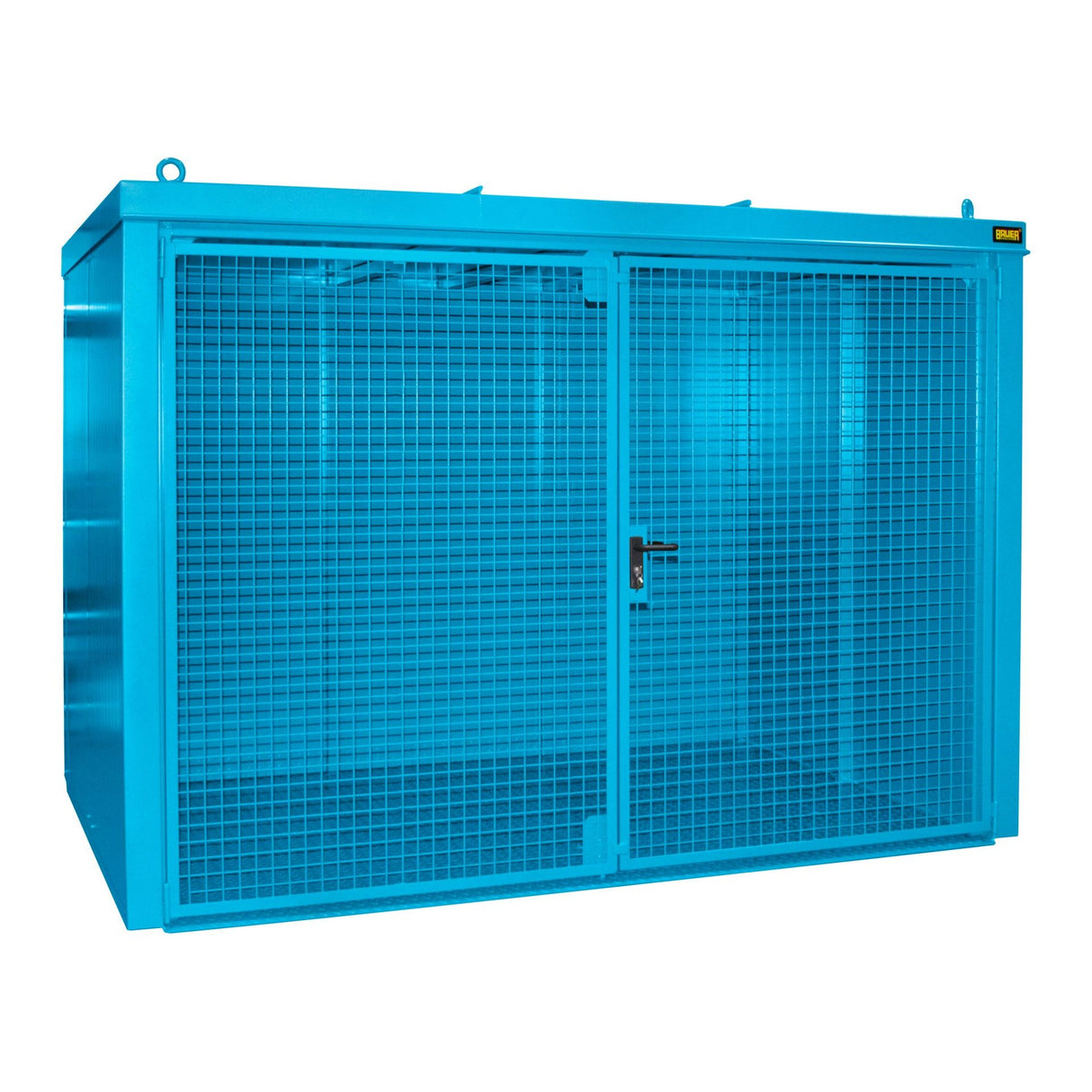 BAUER Südlohn Gasflaschen-Container Typ GFC-B M5 RAL 5012 Lichtblau - Art.-Nr. 4477-35-0000-3
