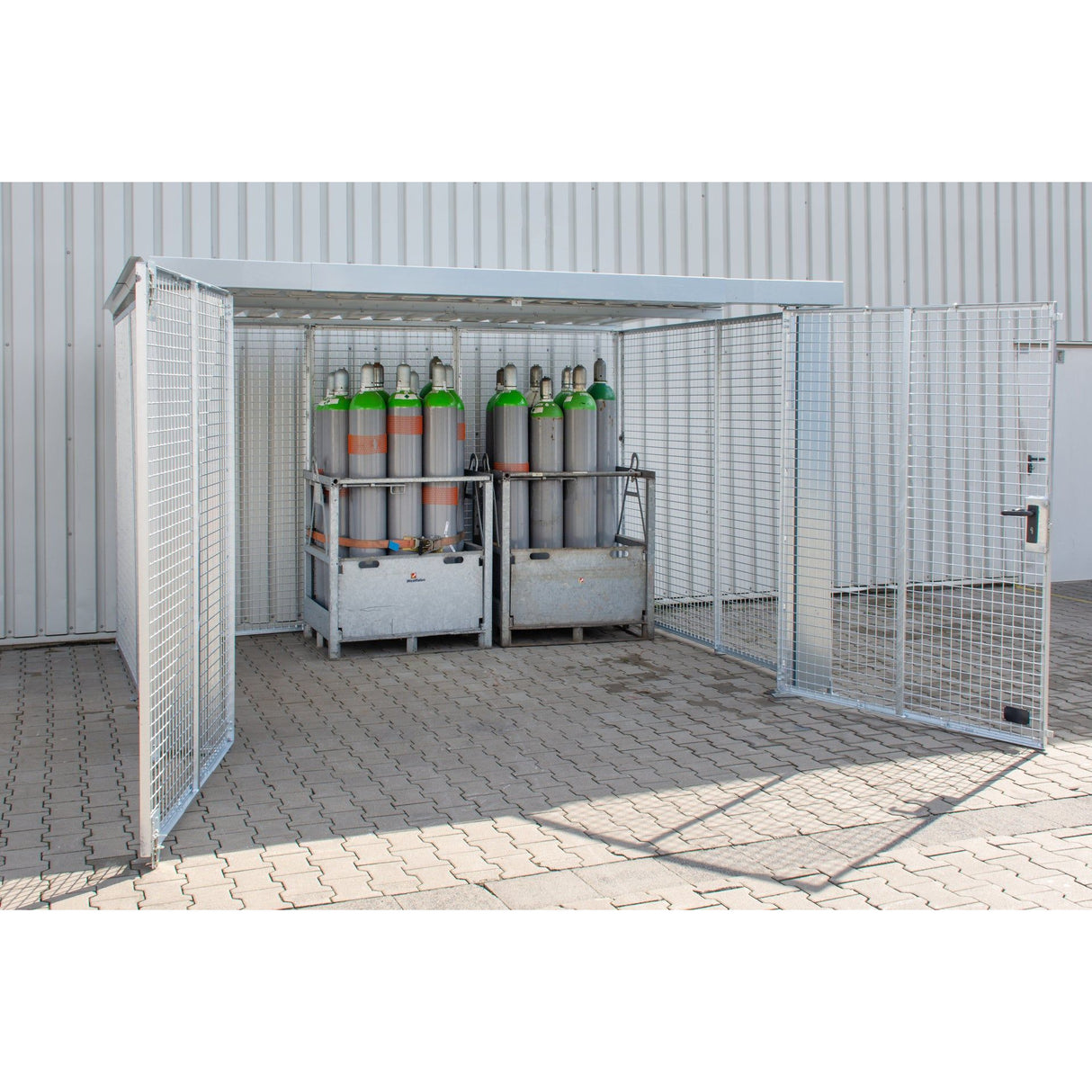 BAUER Südlohn Gasflaschen-Container Typ GFC-M6/D-DF - Art.-Nr. 4477-39-0000-7