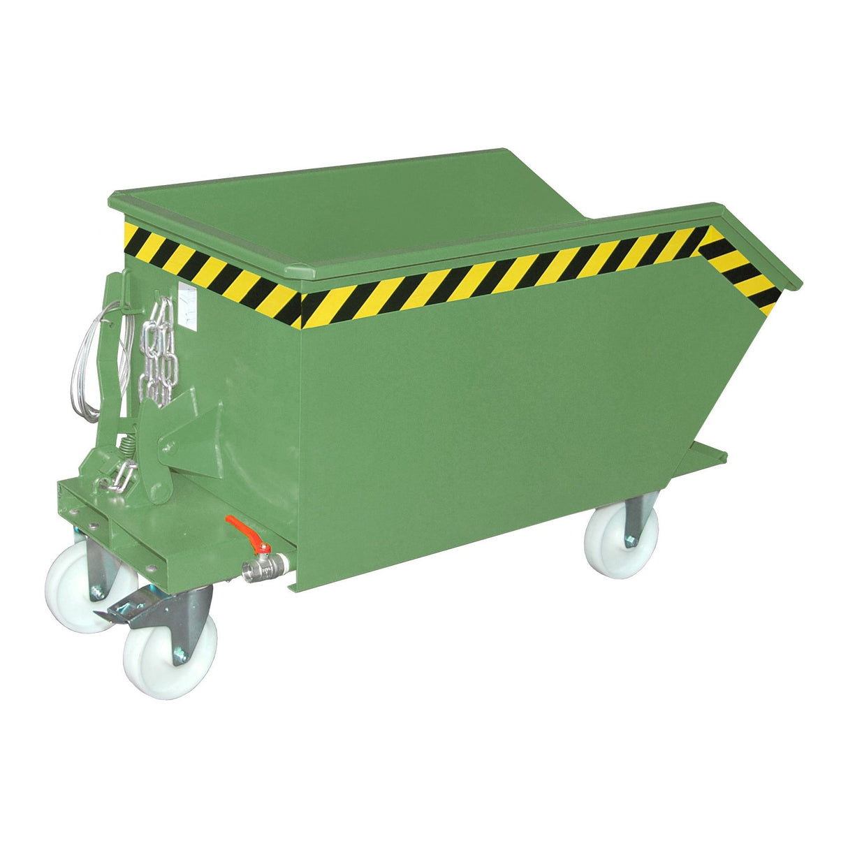 BAUER Südlohn Späne-Kippbehälter Typ SGU 30 RAL 6011 Resedagrün - Art.-Nr. 4479-01-0000-4