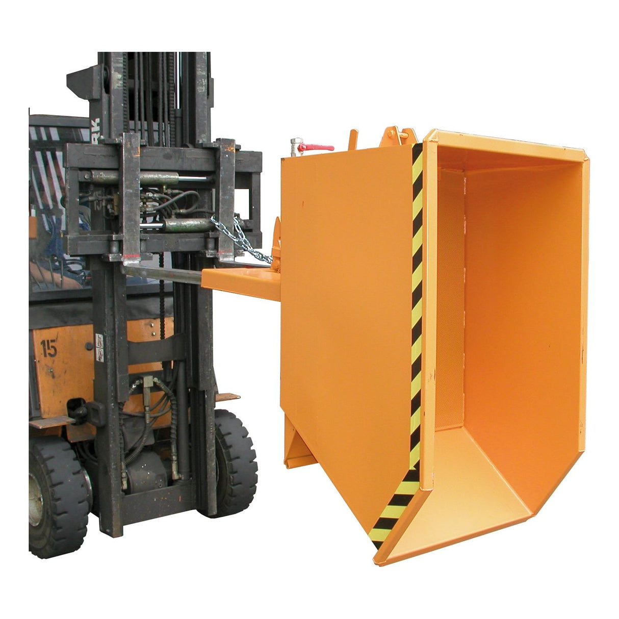 BAUER Südlohn Späne-Kippbehälter Typ SGU 50 RAL 2000 Gelborange - Art.-Nr. 4479-02-0000-1