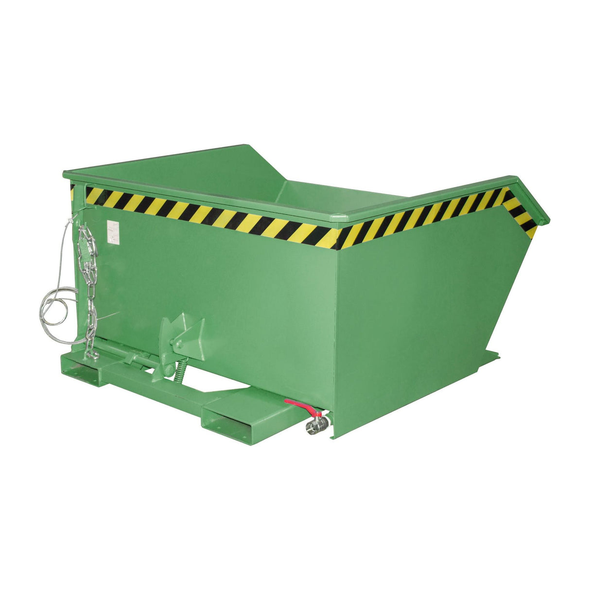 BAUER Südlohn Späne-Kippbehälter Typ SGU 75 RAL 6011 Resedagrün - Art.-Nr. 4479-03-0000-4