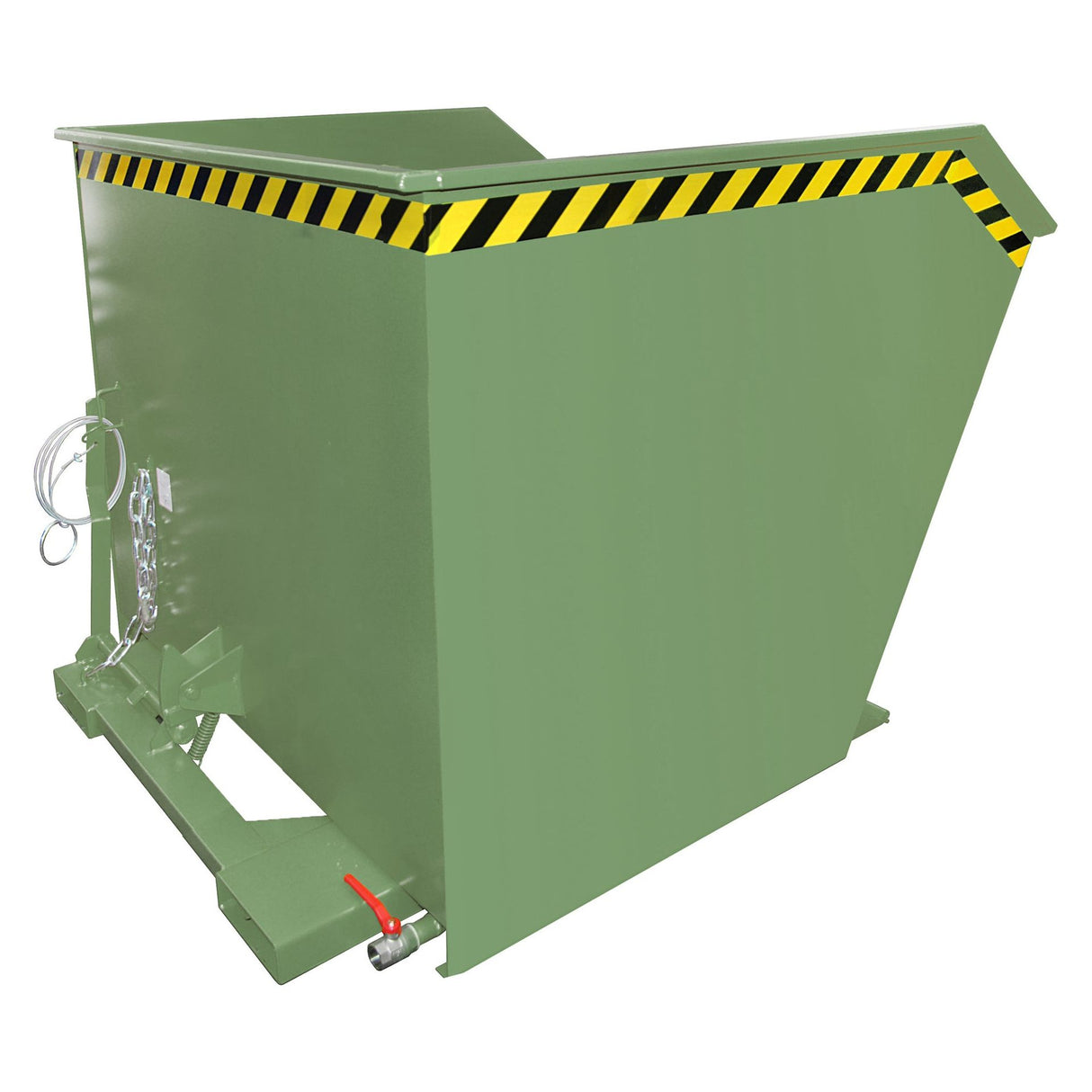 BAUER Südlohn Späne-Kippbehälter Typ SGU 200 RAL 6011 Resedagrün - Art.-Nr. 4479-06-0000-4