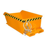 BAUER Südlohn Mini-Späne-Kippbehälter Typ SMGU 270 RAL 2000 Gelborange - Art.-Nr. 4479-26-0000-1