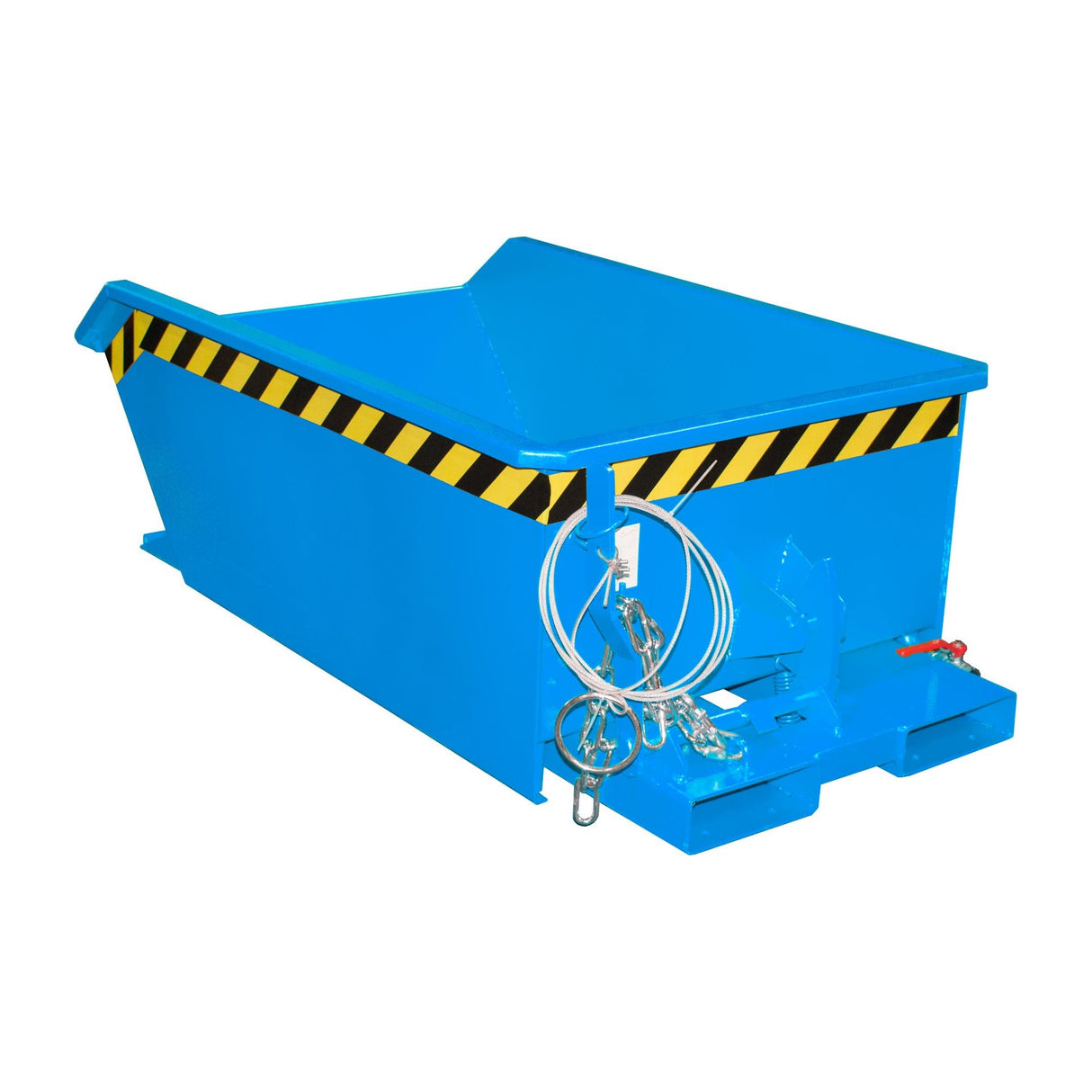 BAUER Südlohn Mini-Späne-Kippbehälter Typ SMGU 270 RAL 5012 Lichtblau - Art.-Nr. 4479-26-0000-3