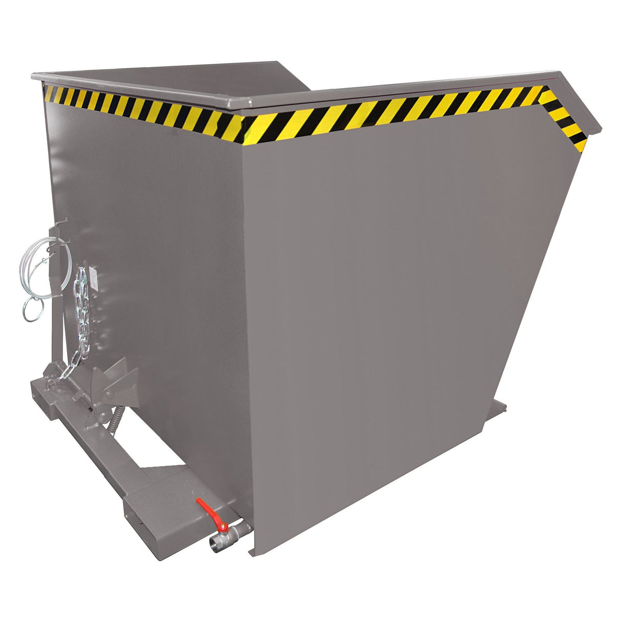 BAUER Südlohn Späne-Kippbehälter Typ GU-E 2000 RAL 7005 Mausgrau - Art.-Nr. 4479-45-0000-5