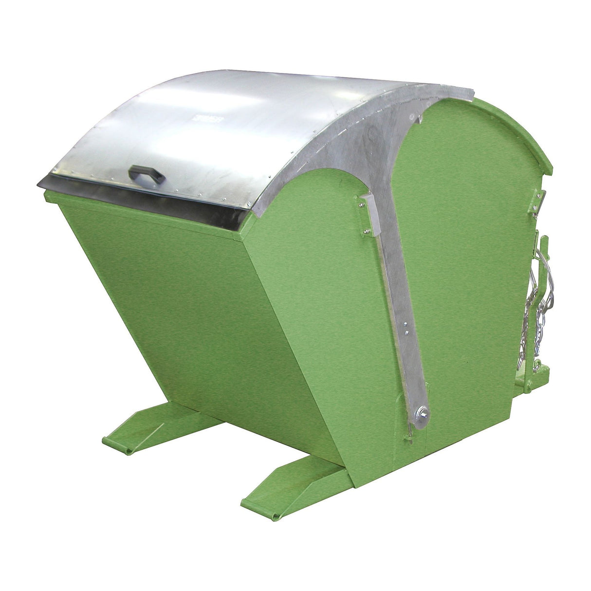 BAUER Südlohn Kippbehälter Typ RD 1000 RAL 6011 Resedagrün - Art.-Nr. 4483-02-0000-4
