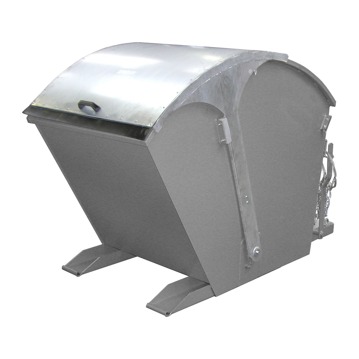 BAUER Südlohn Kippbehälter Typ RD 1000 RAL 7005 Mausgrau - Art.-Nr. 4483-02-0000-5