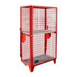 BAUER Südlohn Gasflaschen-Depot Typ GFD-R 4 RAL 3000 Feuerrot - Art.-Nr. 4495-02-0000-2