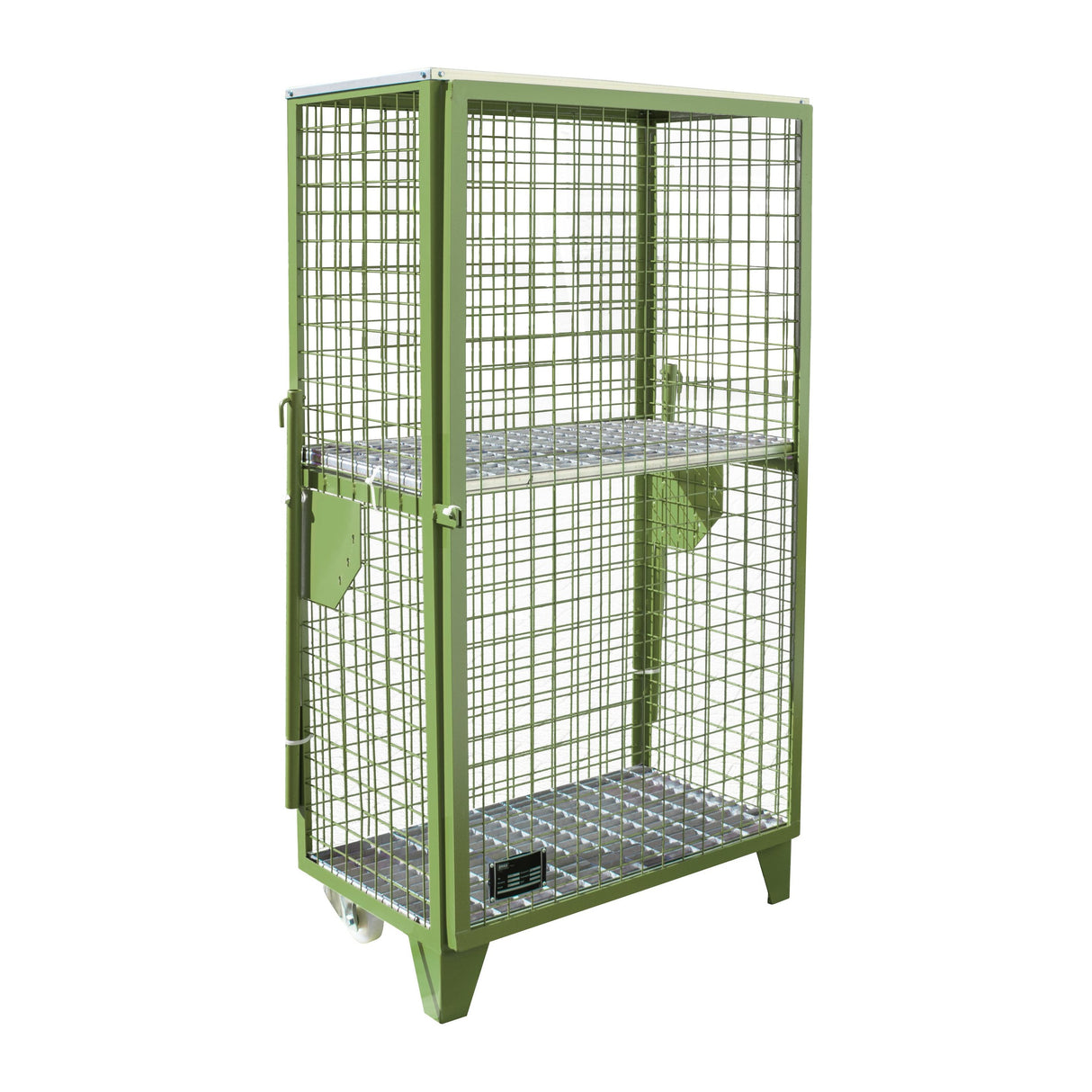 BAUER Südlohn Gasflaschen-Depot Typ GFD-R 4 RAL 6011 Resedagrün - Art.-Nr. 4495-02-0000-4