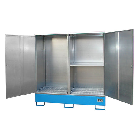 BAUER Südlohn Gefahrstoff-Schrank Typ GS-2 RAL 5012 Lichtblau - Art.-Nr. 4495-21-0000-3