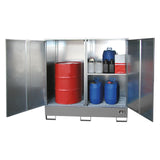 BAUER Südlohn Gefahrstoff-Schrank Typ GS-2 RAL 7005 Mausgrau - Art.-Nr. 4495-21-0000-5