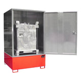 BAUER Südlohn Gefahrstoff-Schrank Typ GS-4 RAL 3000 Feuerrot - Art.-Nr. 4495-23-0000-2