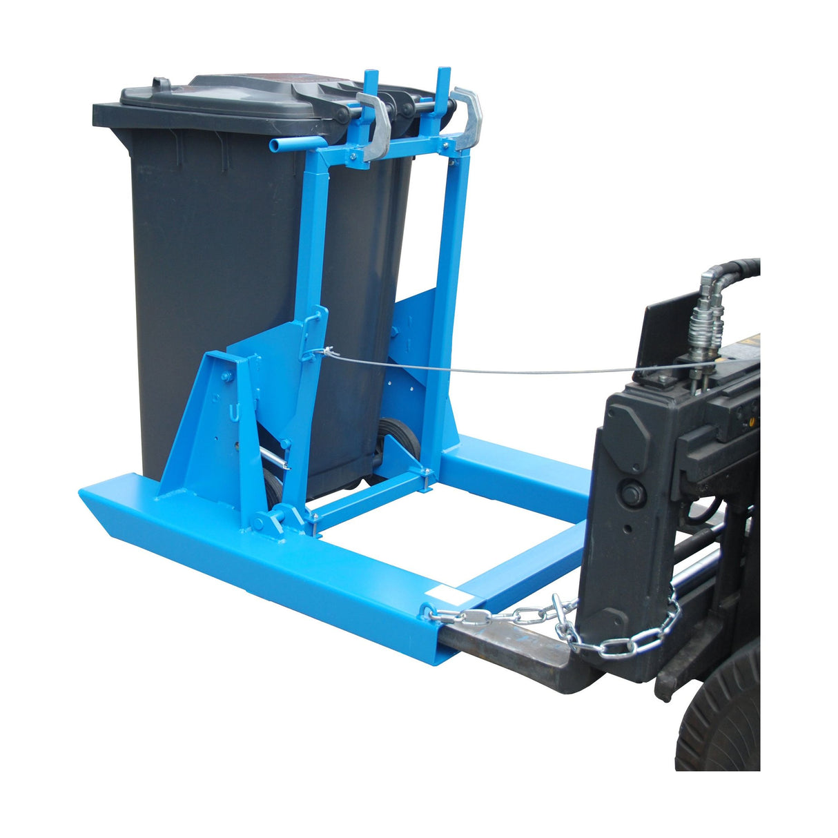 BAUER Südlohn Mülltonnen-Kipper Typ MK 240 RAL 5012 Lichtblau - Art.-Nr. 4496-01-0000-3