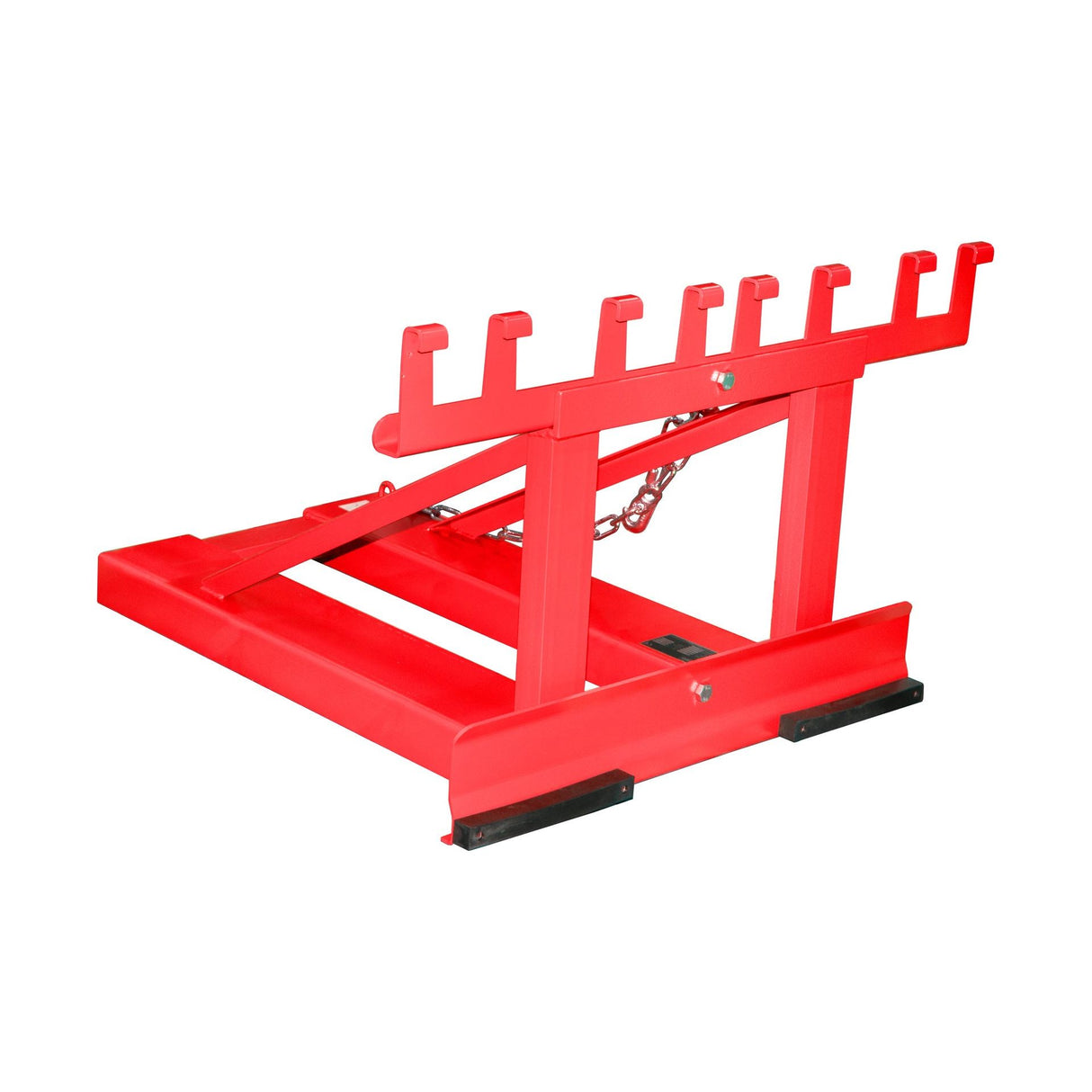 BAUER Südlohn Mülltonnen-Heber Typ MH-II RAL 3000 Feuerrot - Art.-Nr. 4496-06-0000-2