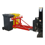 BAUER Südlohn Mülltonnen-Heber Typ MH-II RAL 3000 Feuerrot - Art.-Nr. 4496-06-0000-2