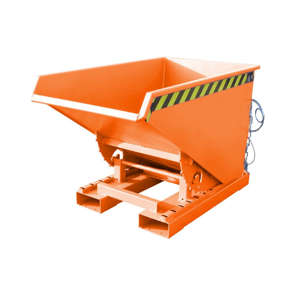 BAUER Südlohn Kippbehälter ® Typ EXPO 300 RAL 2000 Gelborange - Art.-Nr. 4498-01-0000-1