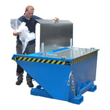 BAUER Südlohn Kippbehälter ® Typ EXPO 600 RAL 5012 Lichtblau - Art.-Nr. 4498-02-0000-3