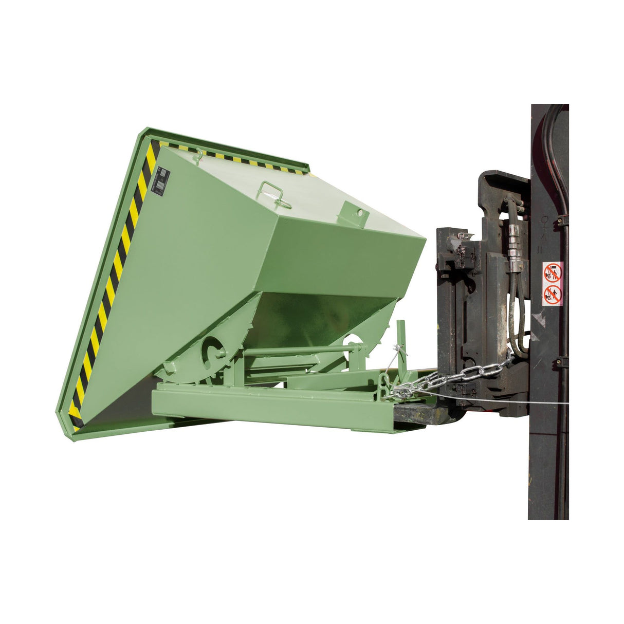 BAUER Südlohn Kippbehälter ® Typ EXPO 600 RAL 6011 Resedagrün - Art.-Nr. 4498-02-0000-4