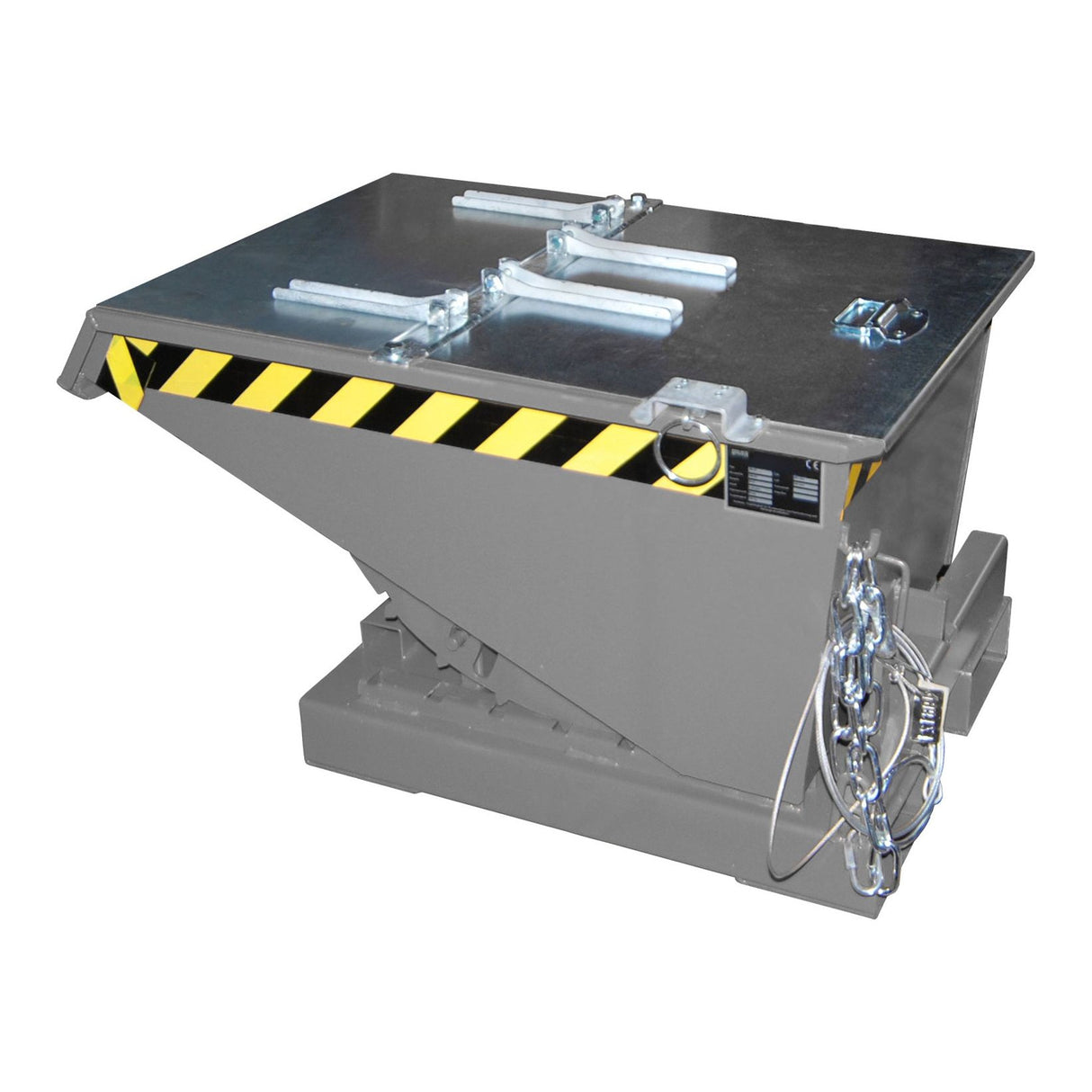 BAUER Südlohn Kippbehälter ® Typ EXPO 150 RAL 7005 Mausgrau - Art.-Nr. 4498-07-0000-5