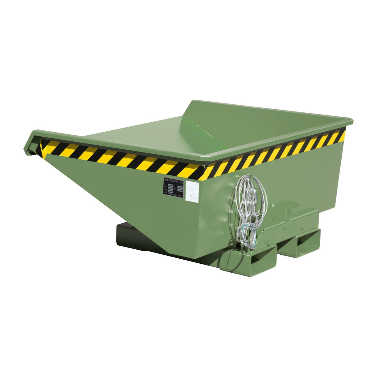 BAUER Südlohn Kippbehälter ® Typ EXPO 275 RAL 6011 Resedagrün - Art.-Nr. 4498-09-0000-4