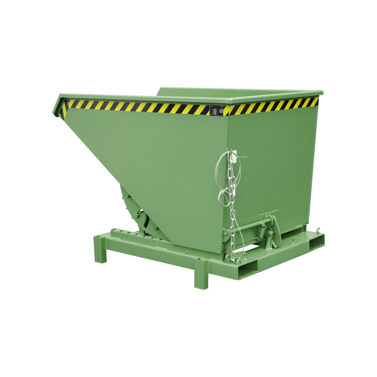 BAUER Südlohn Schwerlast-Kippbehälter Typ SK 1200 RAL 6011 Resedagrün - Art.-Nr. 4498-23-0000-4