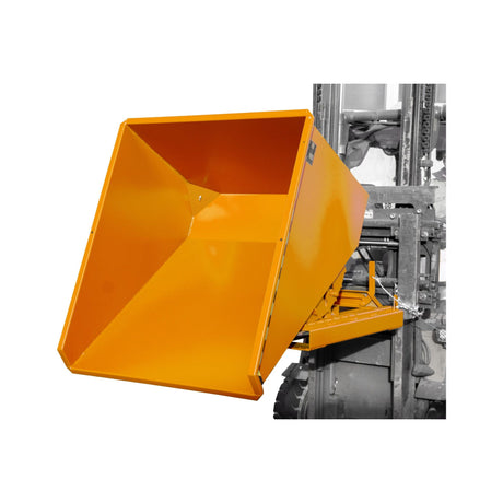 BAUER Südlohn Späne-Kippbehälter ®-E Typ EXPO-E 600 RAL 2000 Gelborange - Art.-Nr. 4498-51-0000-1