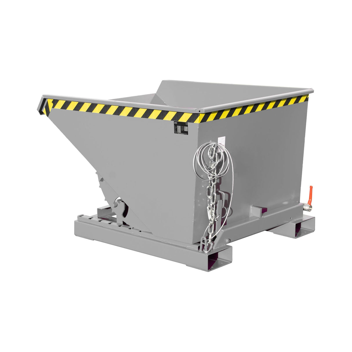 BAUER Südlohn Späne-Kippbehälter ®-E Typ EXPO-E 600 RAL 7005 Mausgrau - Art.-Nr. 4498-51-0000-5