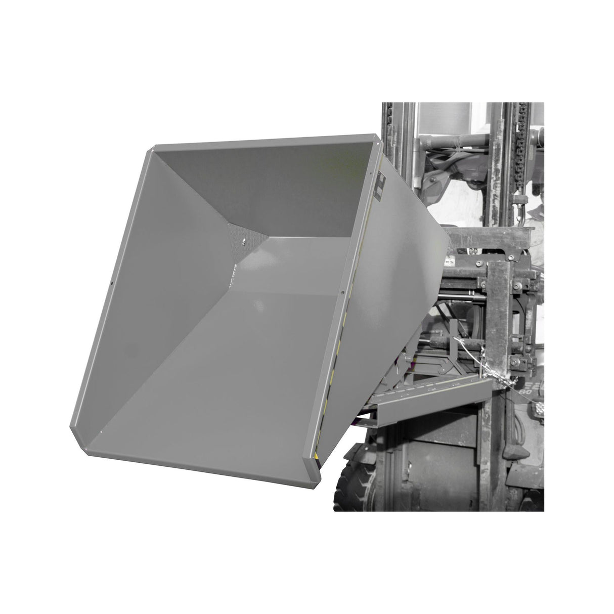 BAUER Südlohn Späne-Kippbehälter ®-E Typ EXPO-E 600 RAL 7005 Mausgrau - Art.-Nr. 4498-51-0000-5